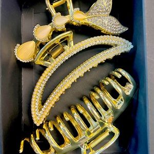 Beautiful metal hair clips